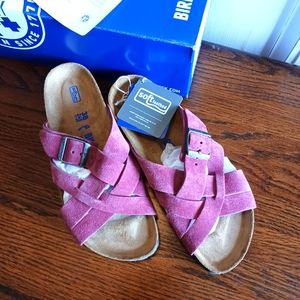 Birkenstock Lugano Sandal with Soft Footbed